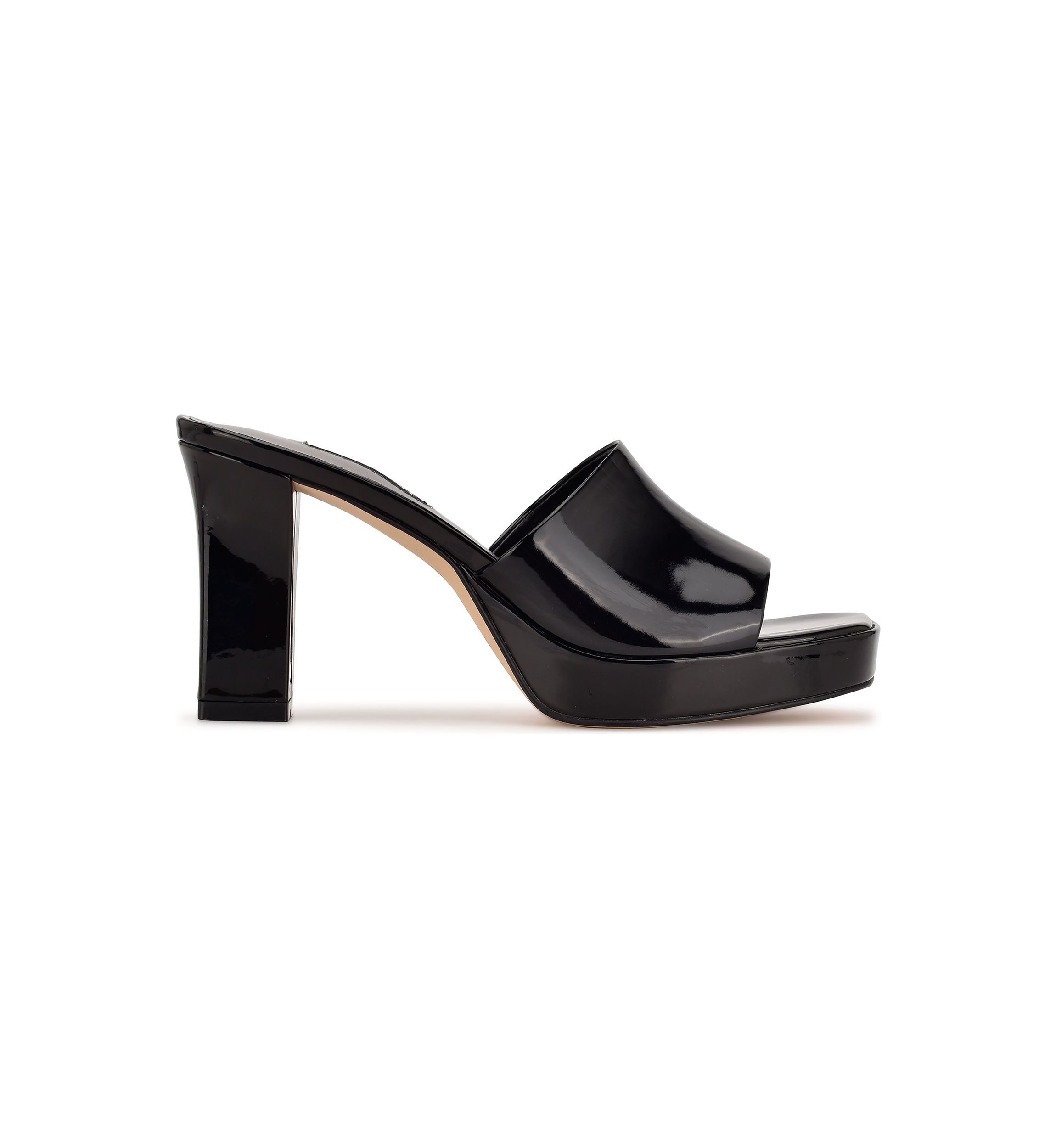Behot Heeled Slide Sandals