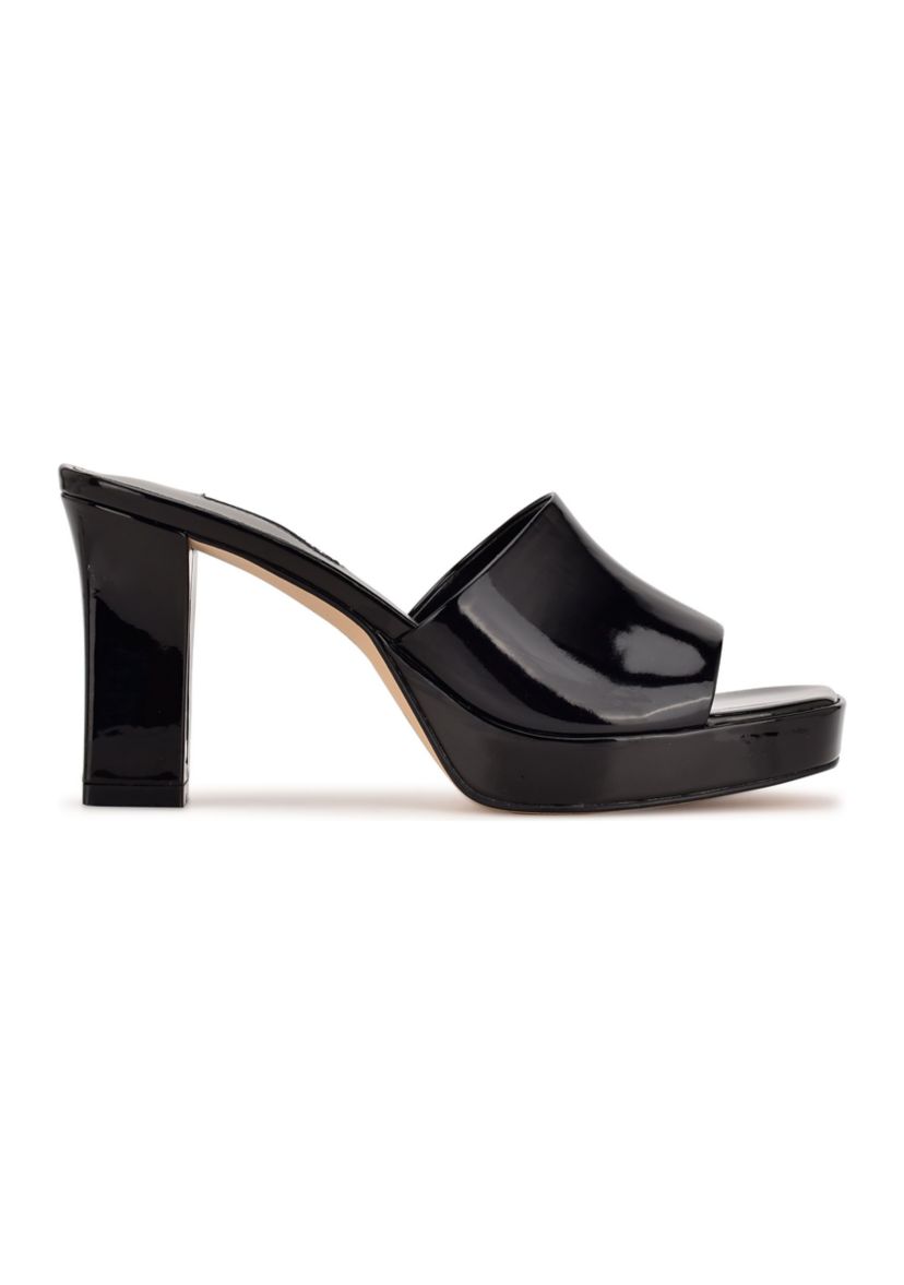 Behot Heeled Slide Sandals