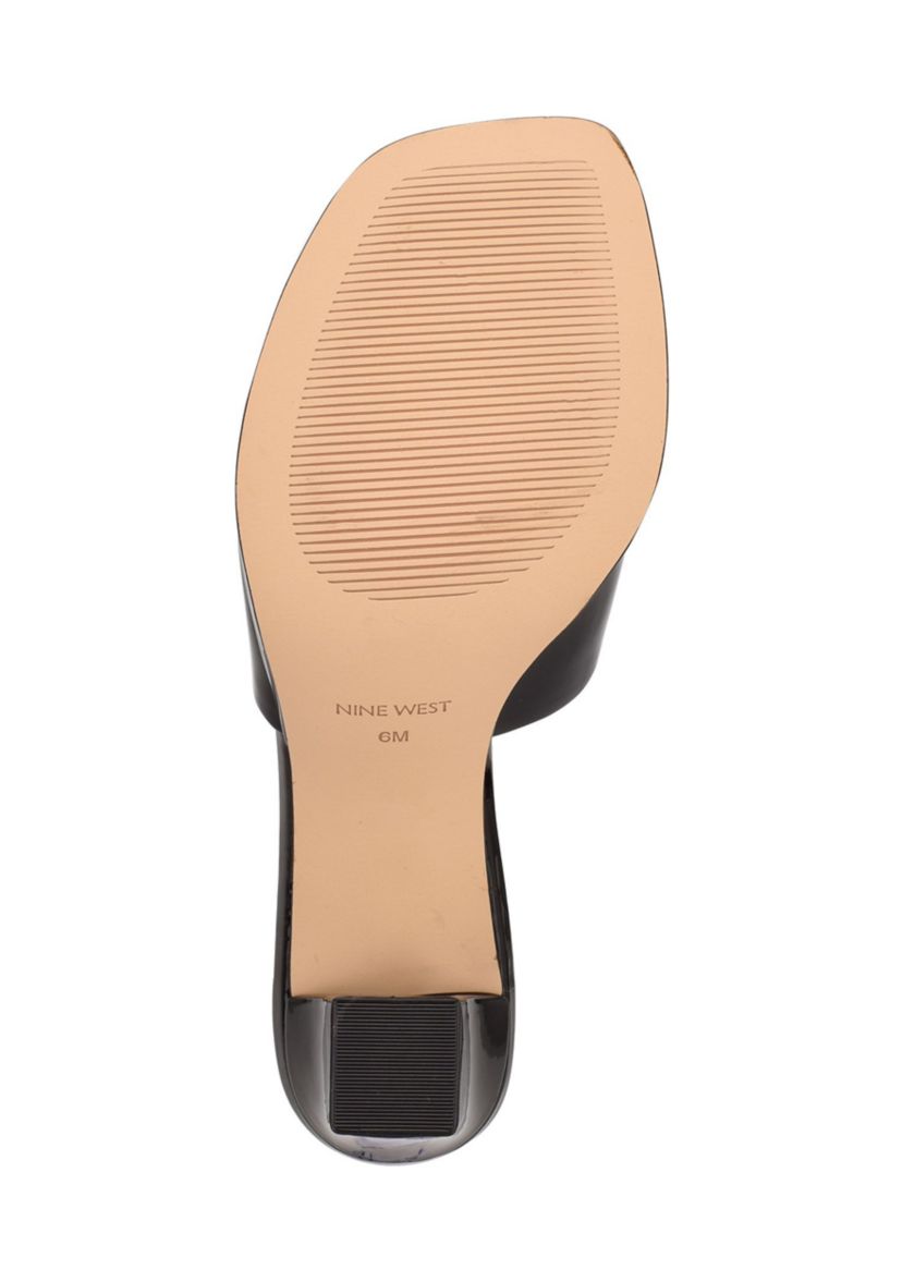 Behot Heeled Slide Sandals