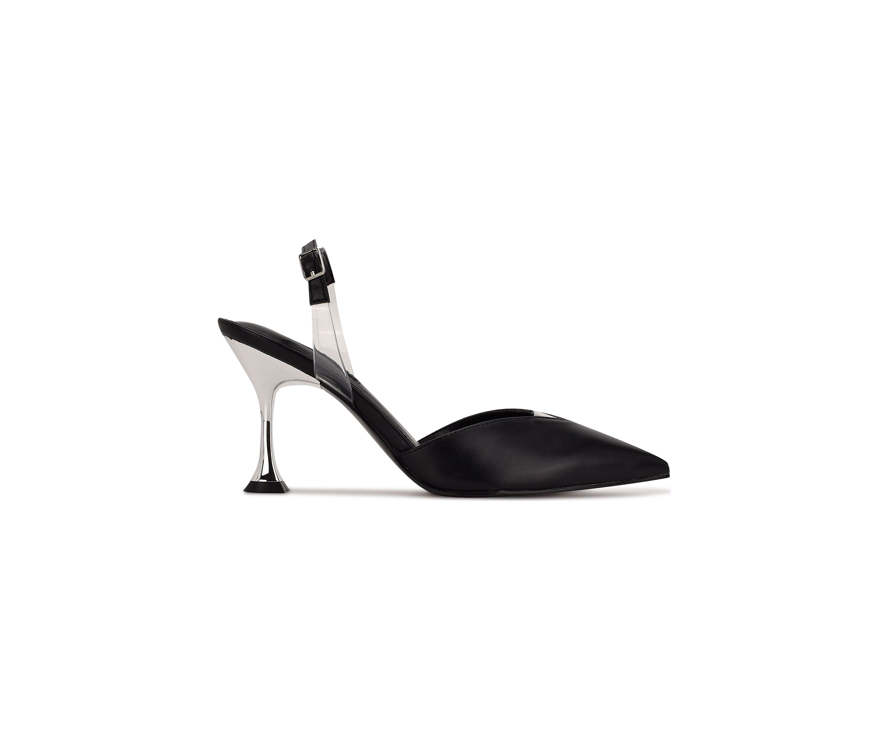 Heat Pointy Toe Heeled Slingbacks