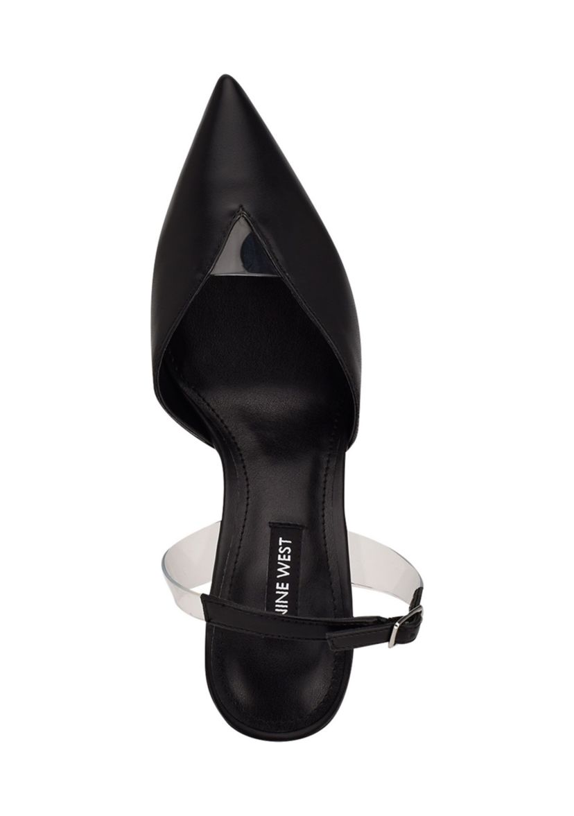 Heat Pointy Toe Heeled Slingbacks