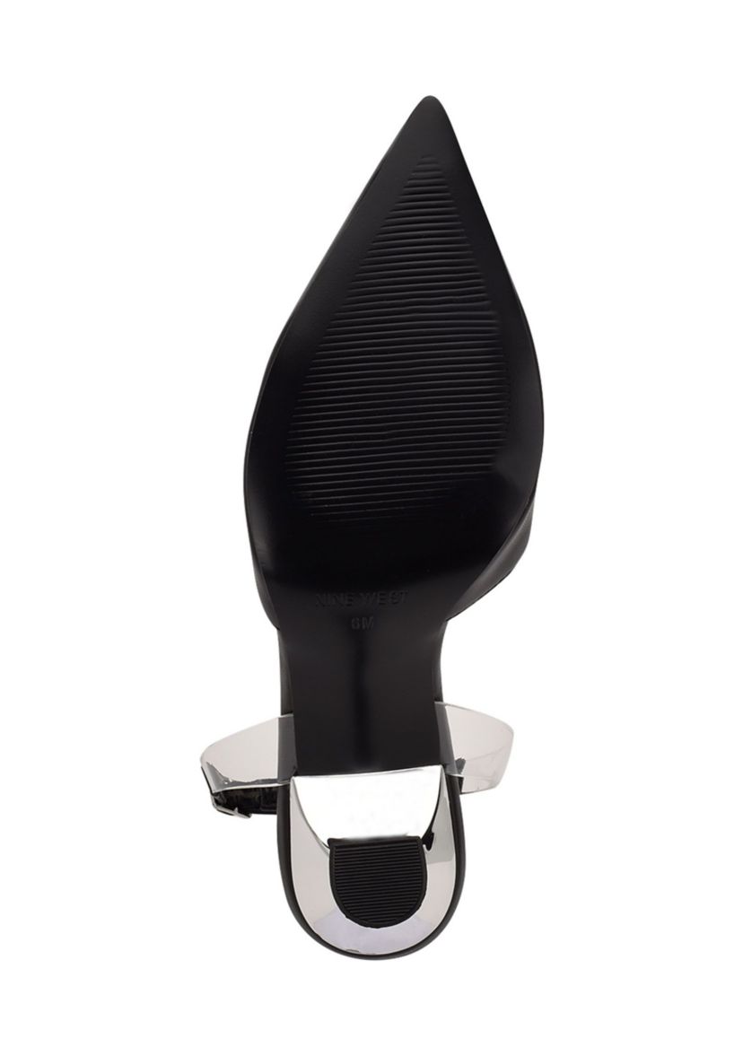 Heat Pointy Toe Heeled Slingbacks