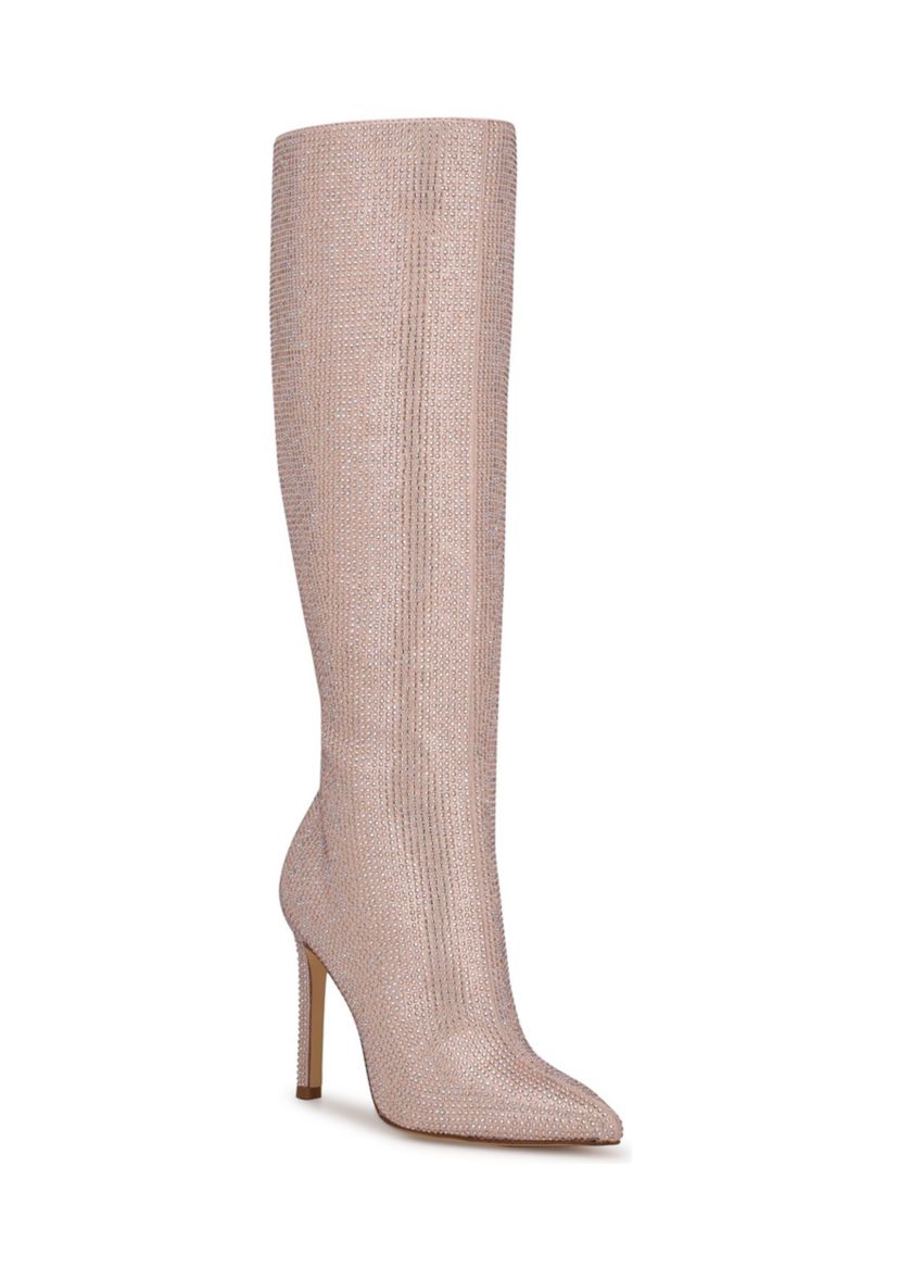 Tysh Pointy Toe Knee High Boots
