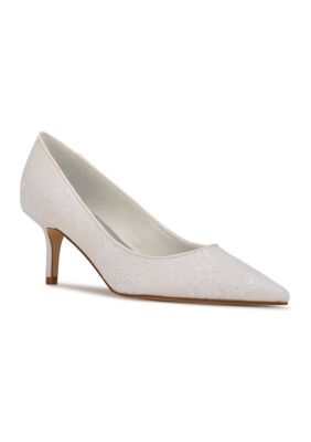 Nine West Arlene Bridal Pointy Toe Pumps | belk