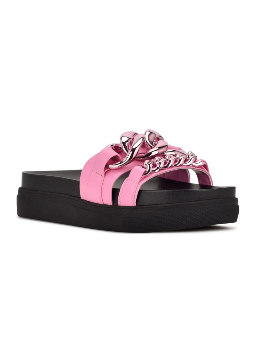 Nope Platform Slide Sandals
