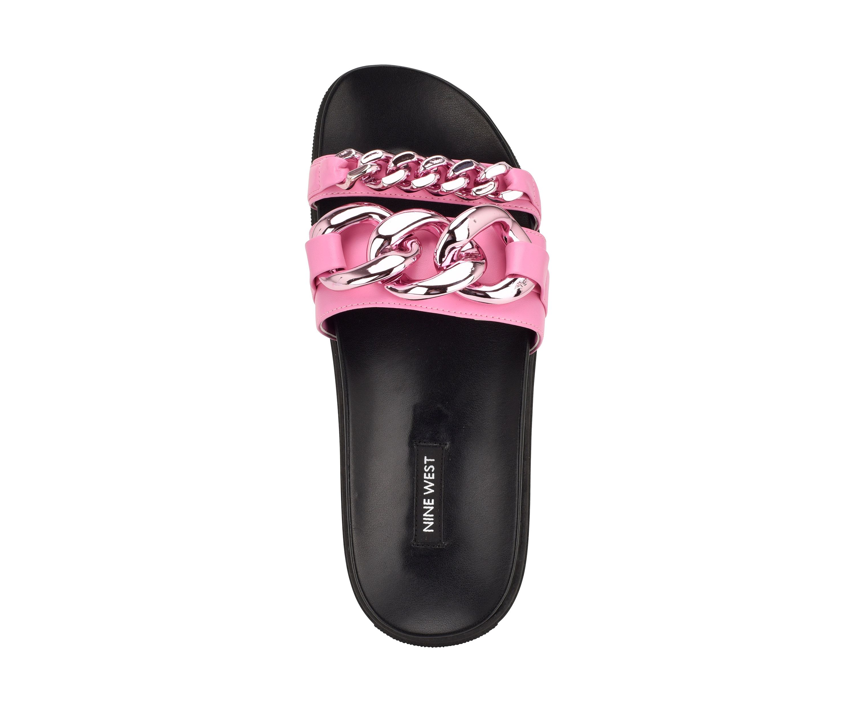 Nope Platform Slide Sandals
