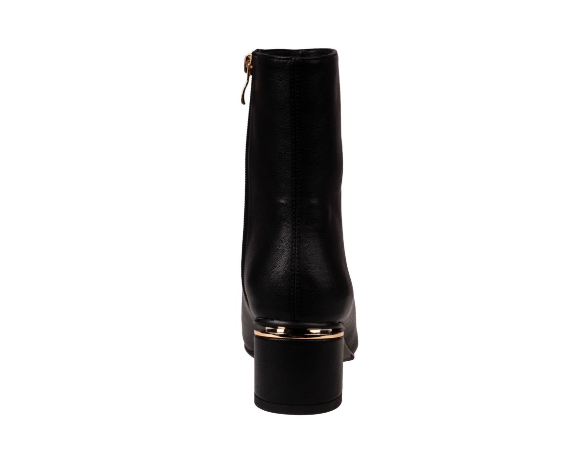 Mona, Metal Insert Wedge Ankle Bootie
