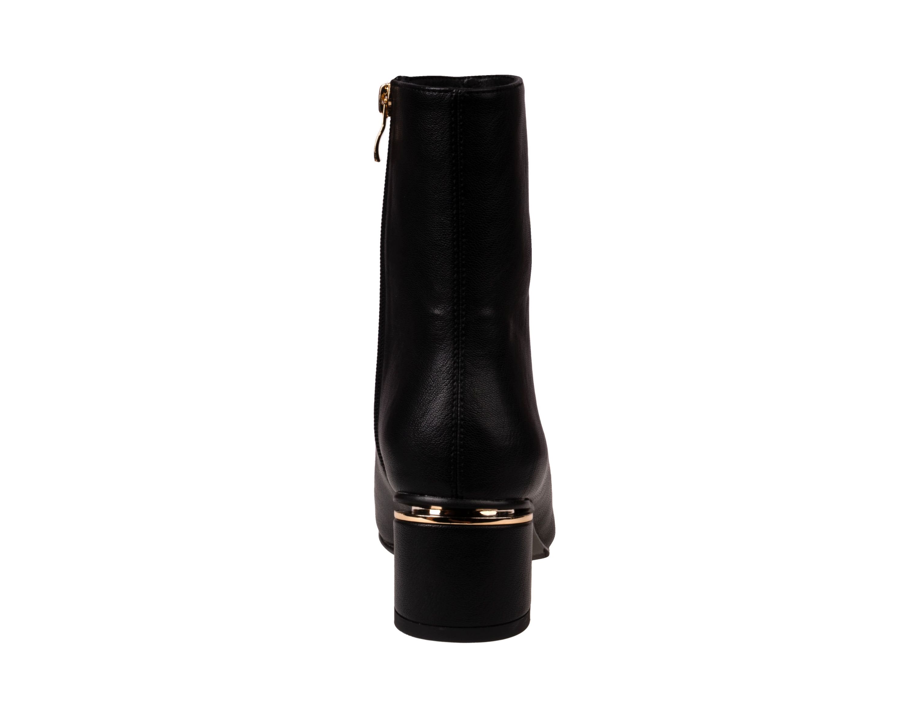Mona, Metal Insert Wedge Ankle Bootie