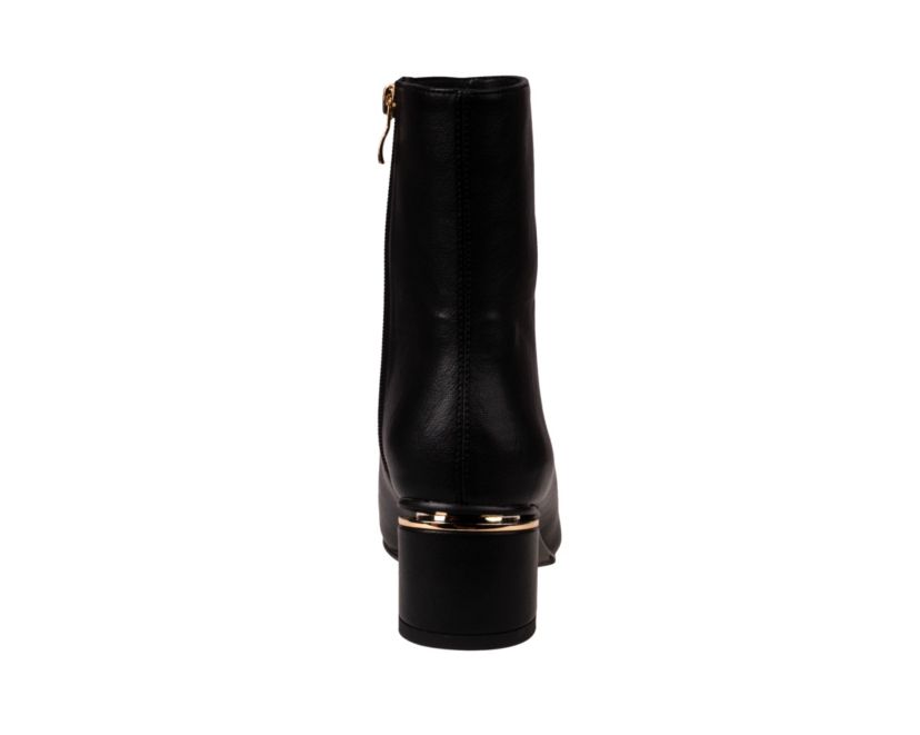 Mona, Metal Insert Wedge Ankle Bootie