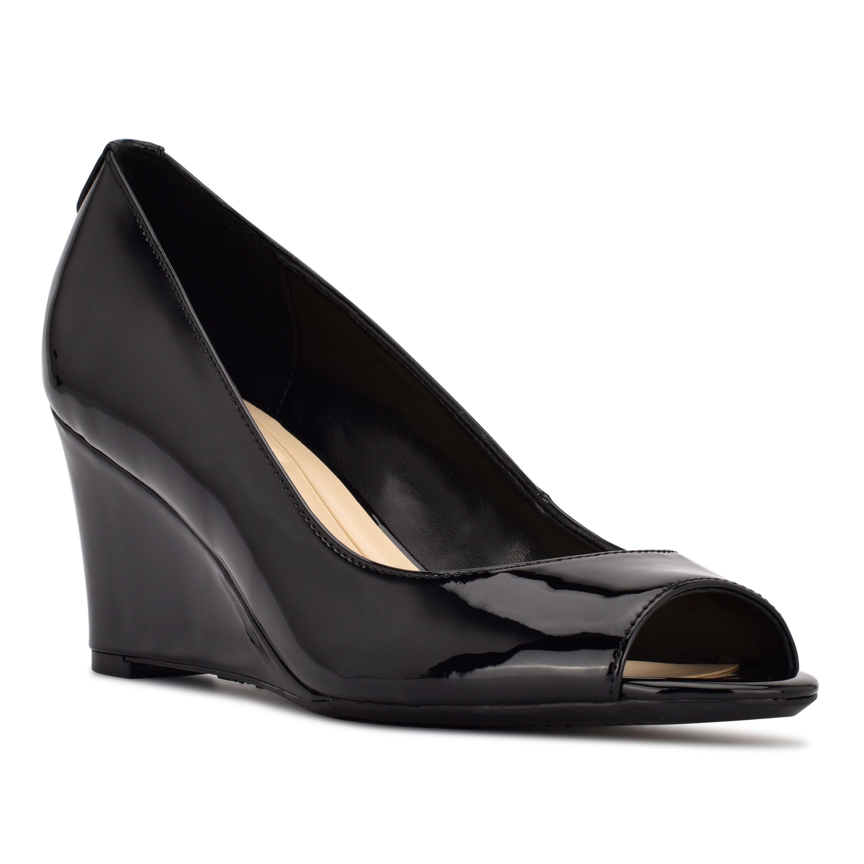 Cape 9X9 Peep Toe Dress Wedges