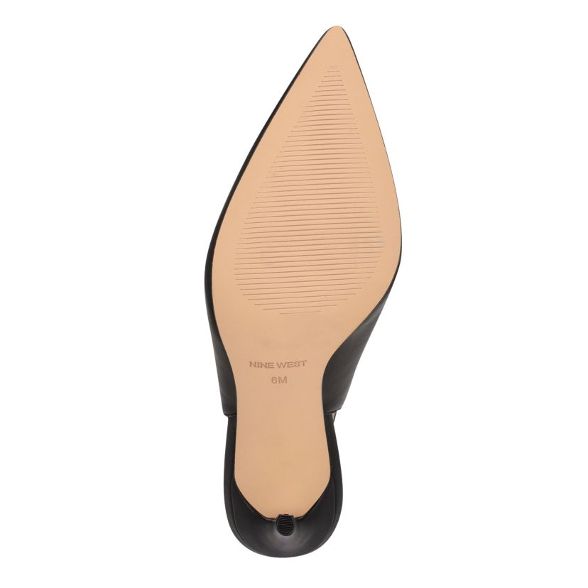Feather Pointy Toe Slingback Dress Pumps