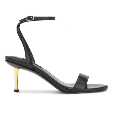 Anny Round Toe Ankle Strap Dress Sandals