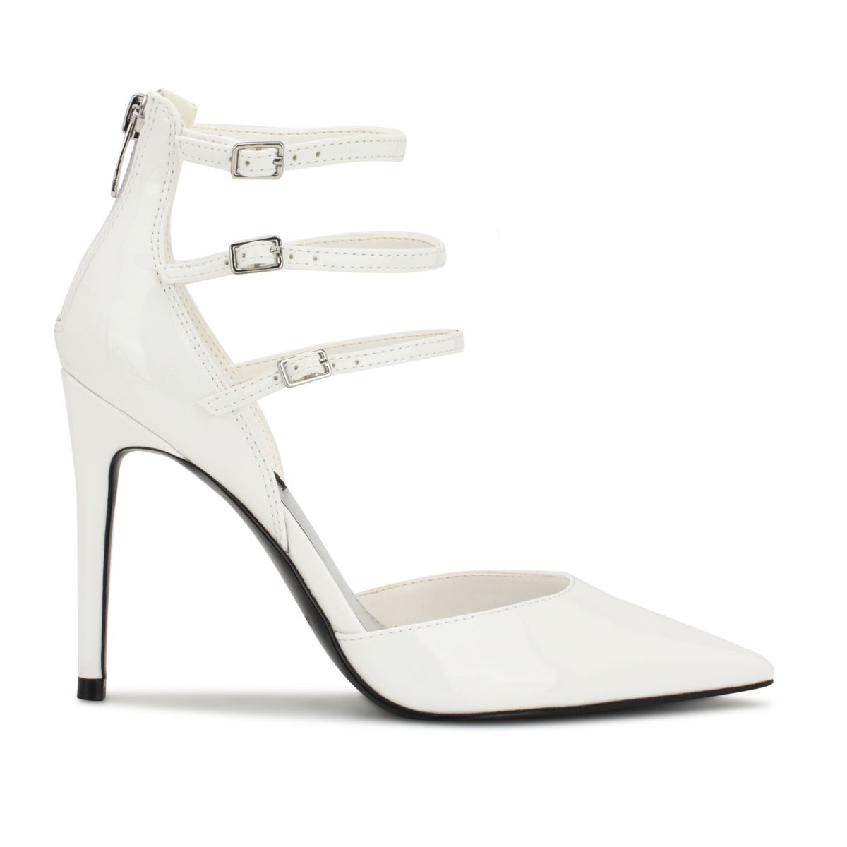 Frann Pointy Toe DOrsay Strappy Pumps