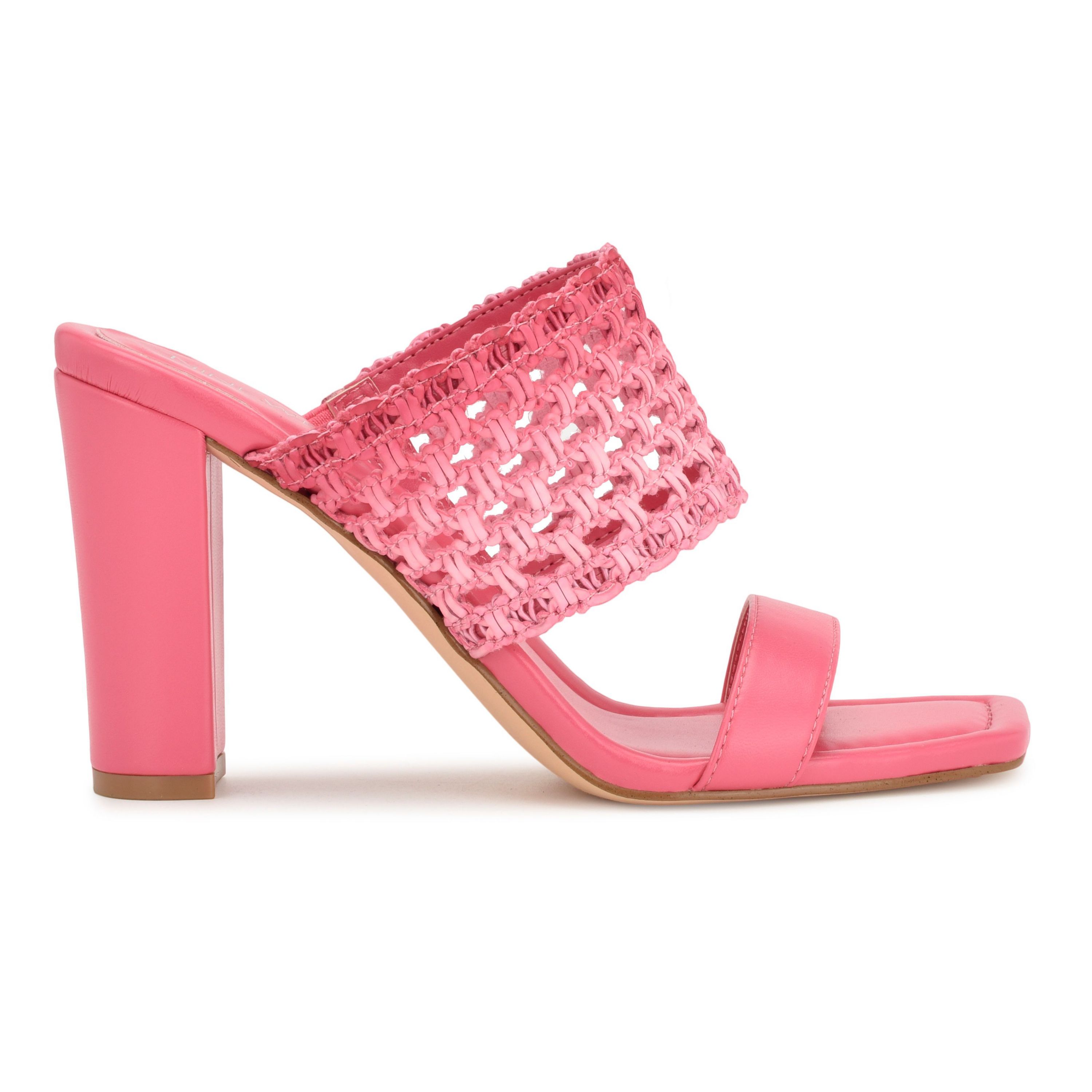 Micks Square Toe Woven Dress Sandals
