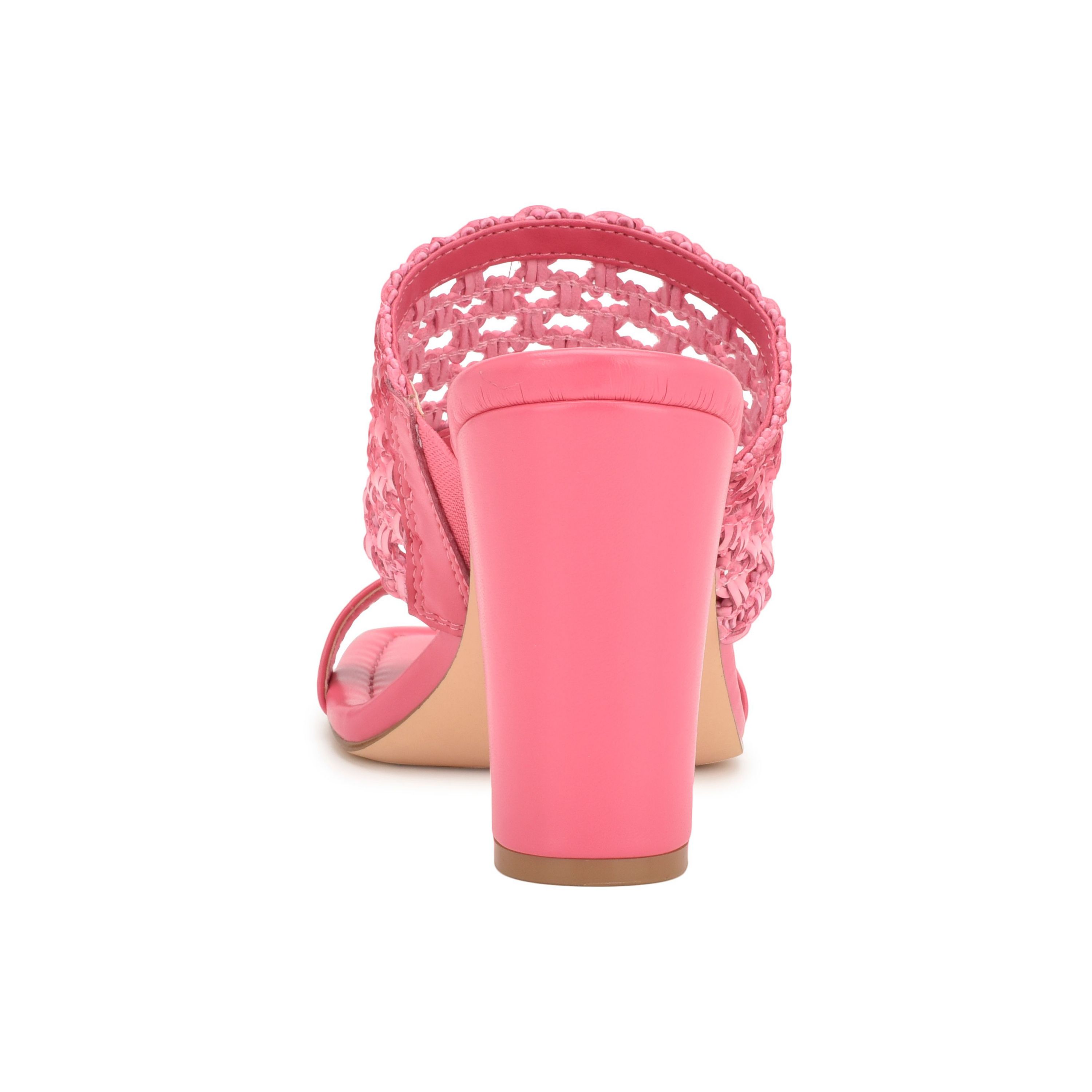 Micks Square Toe Woven Dress Sandals
