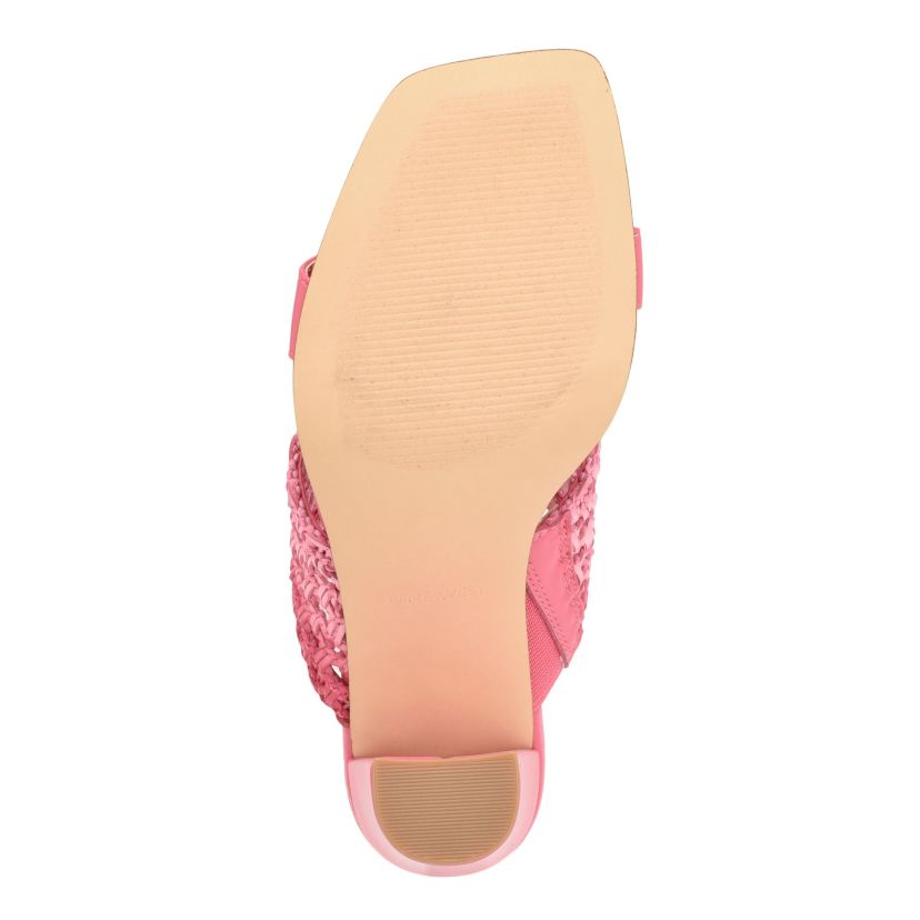 Micks Square Toe Woven Dress Sandals