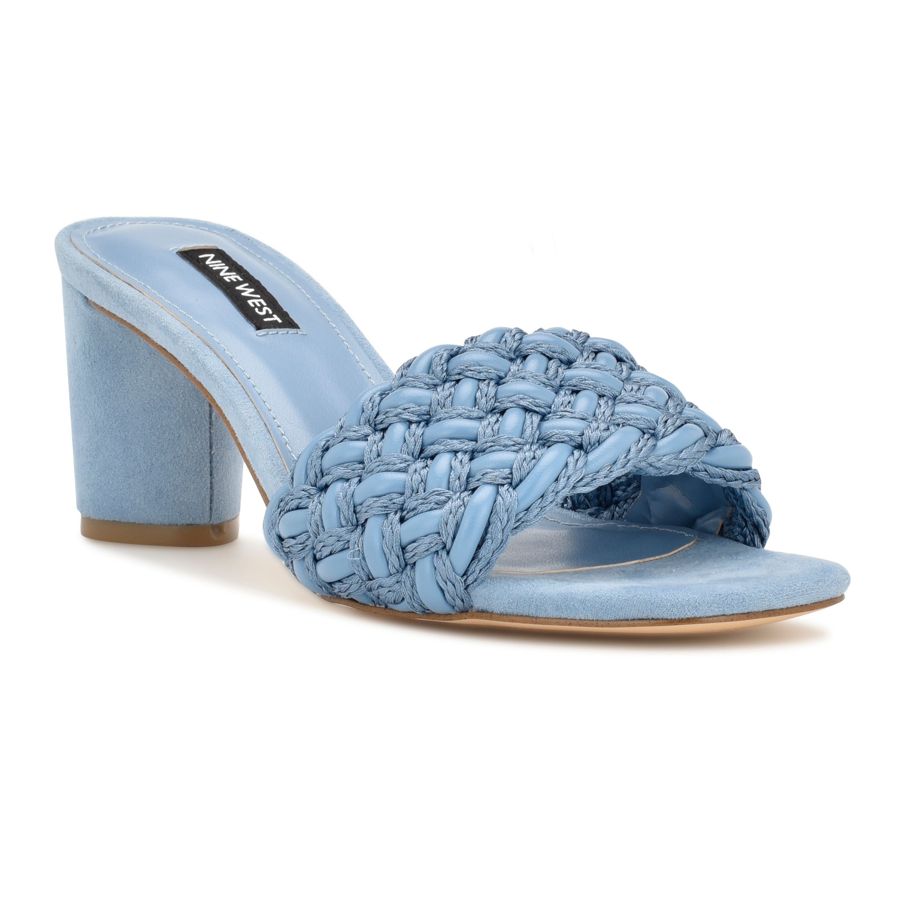 Driah Square Toe Block Heel Dress Sandals