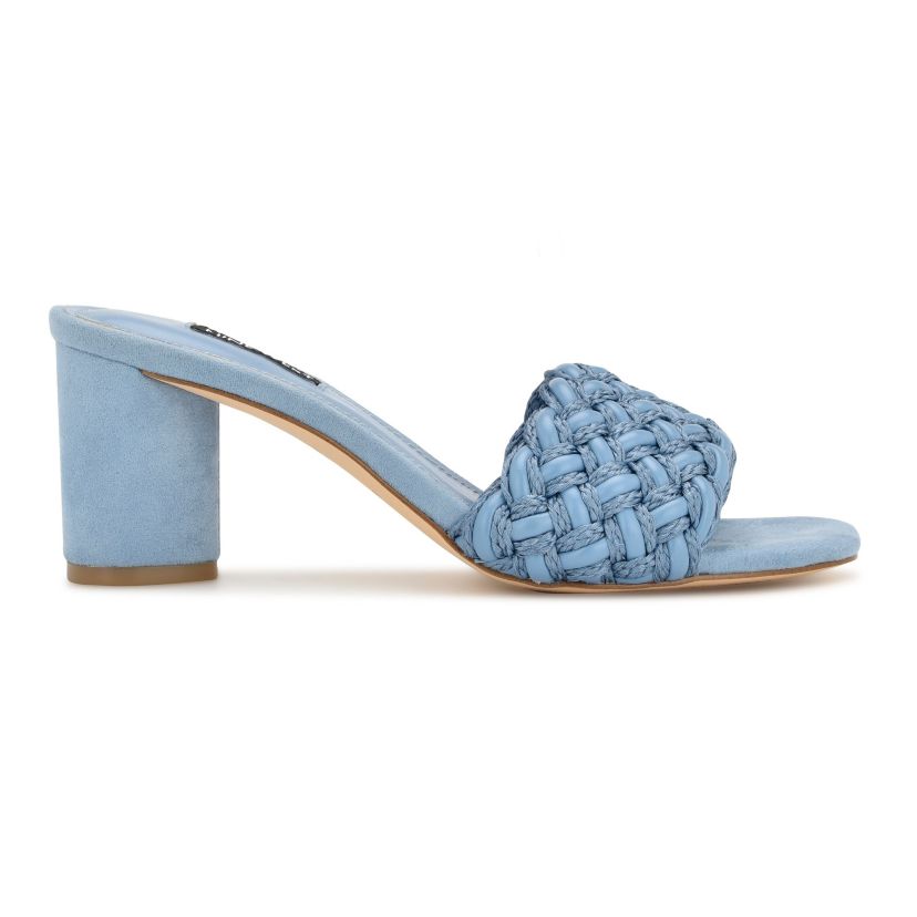 Driah Square Toe Block Heel Dress Sandals