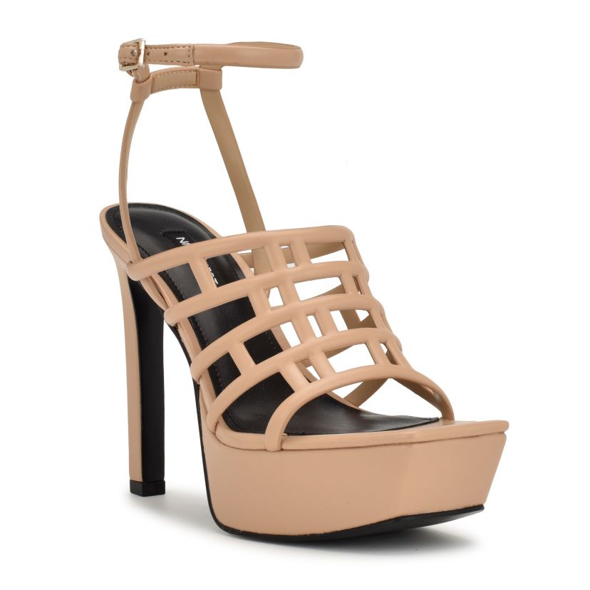 Kelinda Square Toe Stiletto Dress Sandals