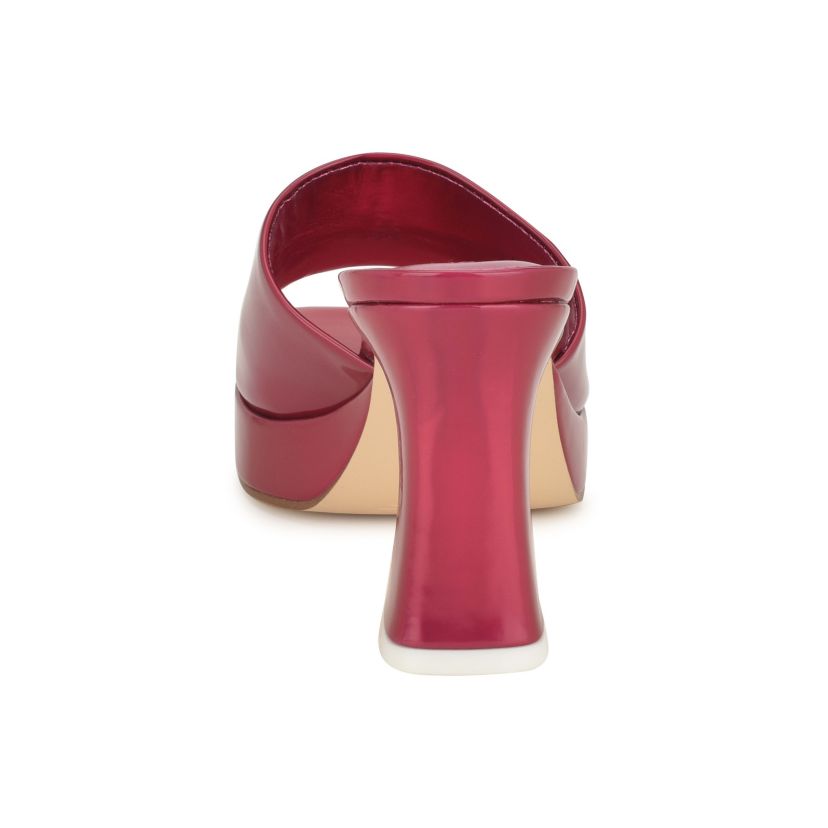 Beez Square Toe Slip-On Dress Sandals