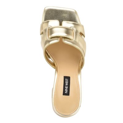 Kaelyn Square Toe Slip-On Dress Sandals