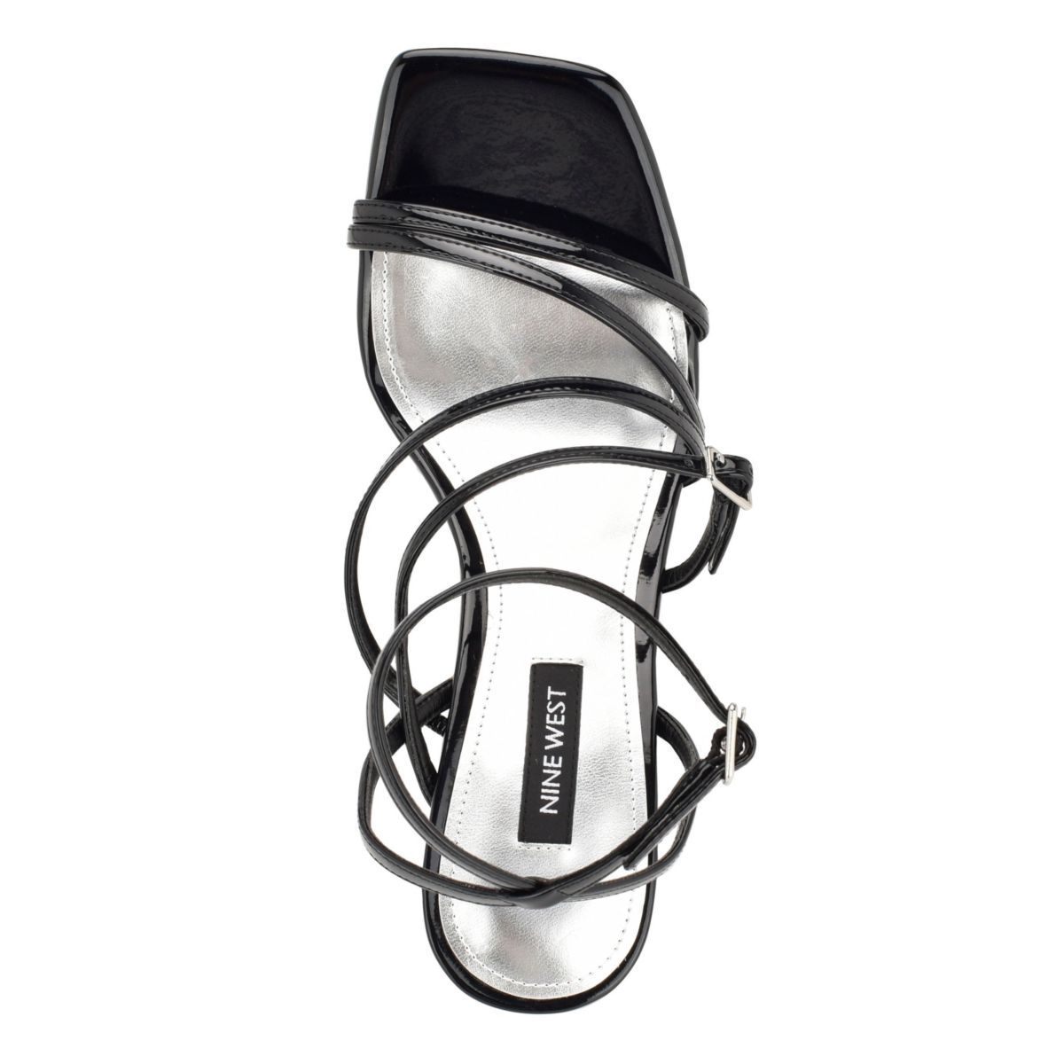 Keamer Square Toe Strappy Wedge Dress Sandals