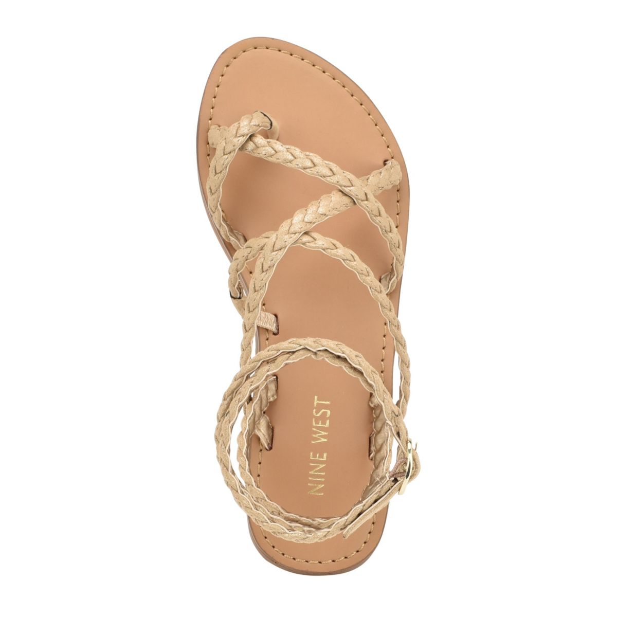 Coralin Toe Ring Strappy Flat Sandals