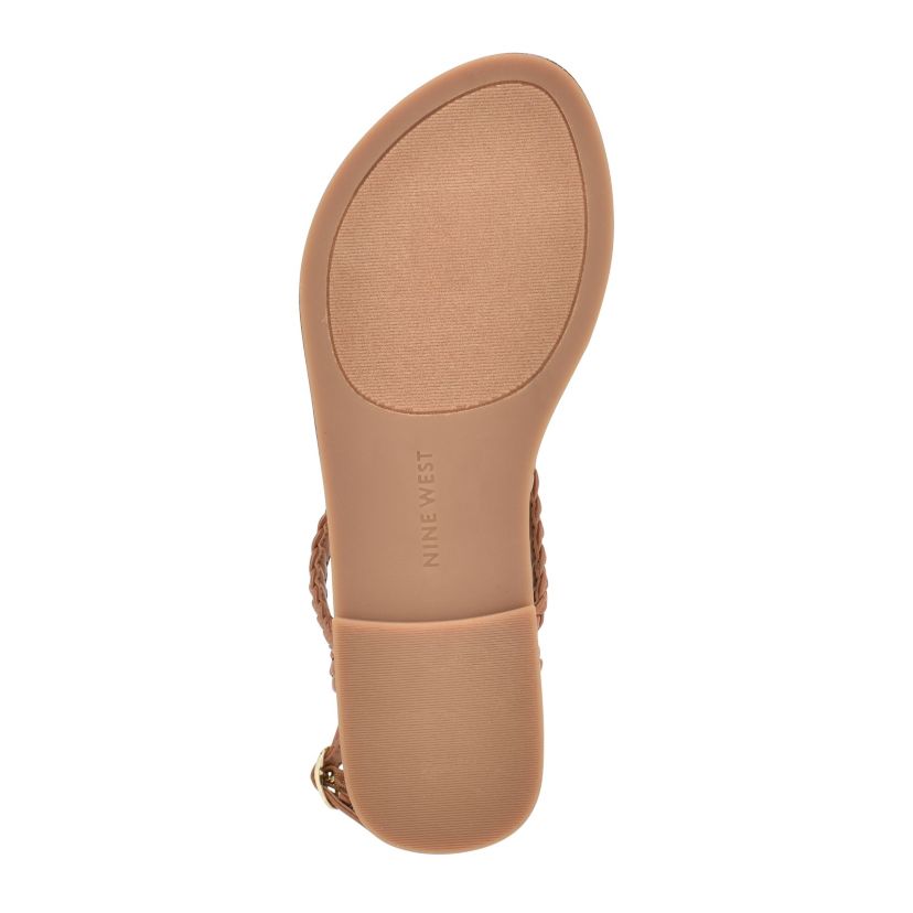 Coralin Toe Ring Strappy Flat Sandals