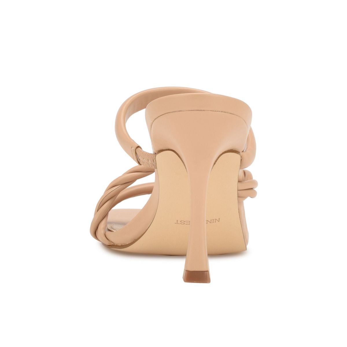 Yester Strappy Heeled Slide Dress Sandals
