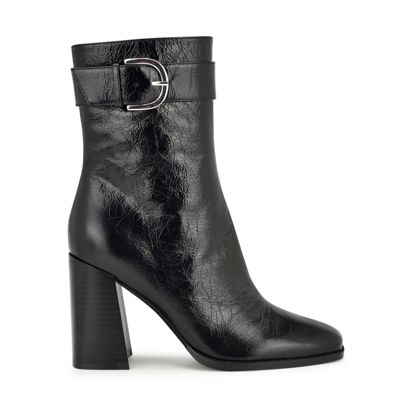 Taress Block Heel Square Toe Dress Booties