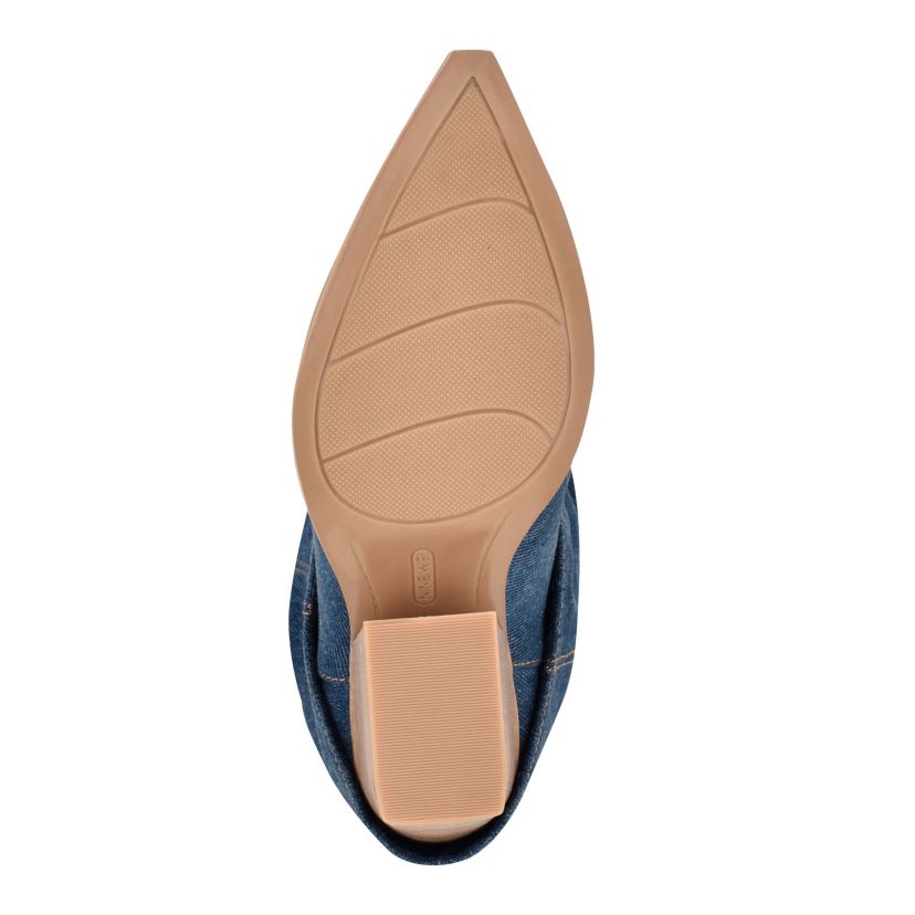 Wilton Stacked Block Heel Casual Booties