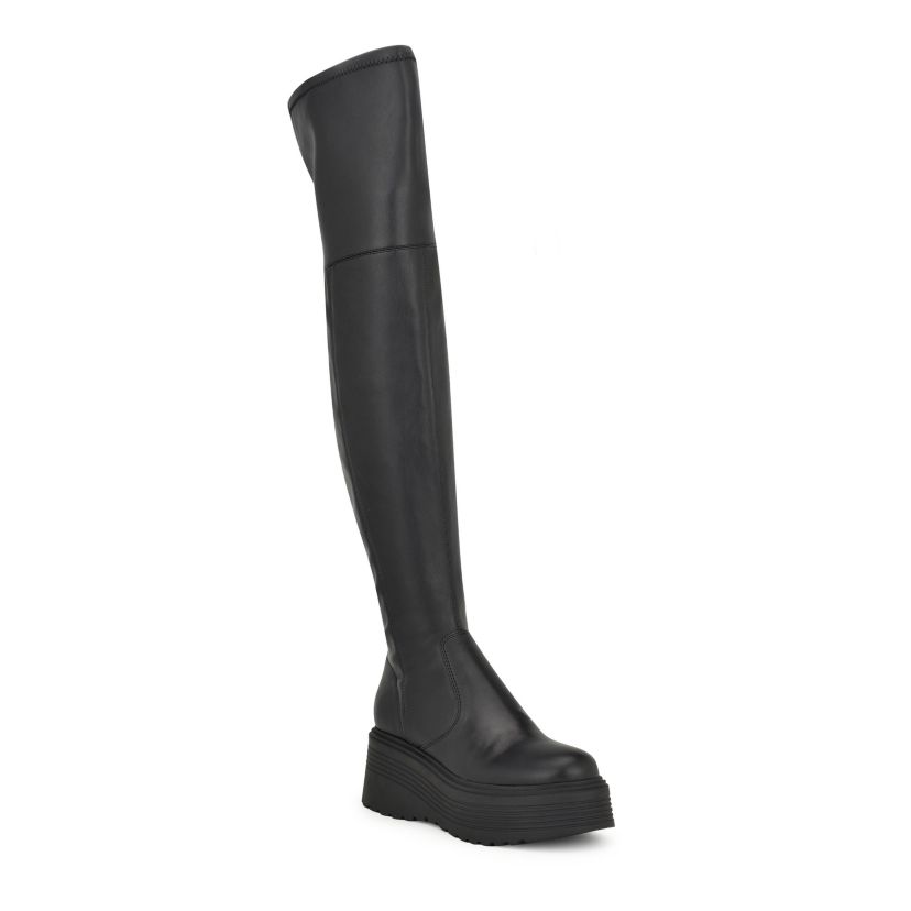Geton Over The Knee Platform Casual Boots