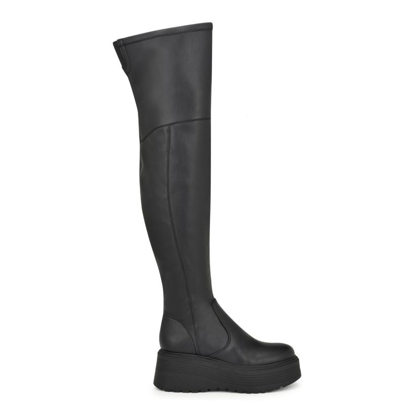Geton Over The Knee Platform Casual Boots