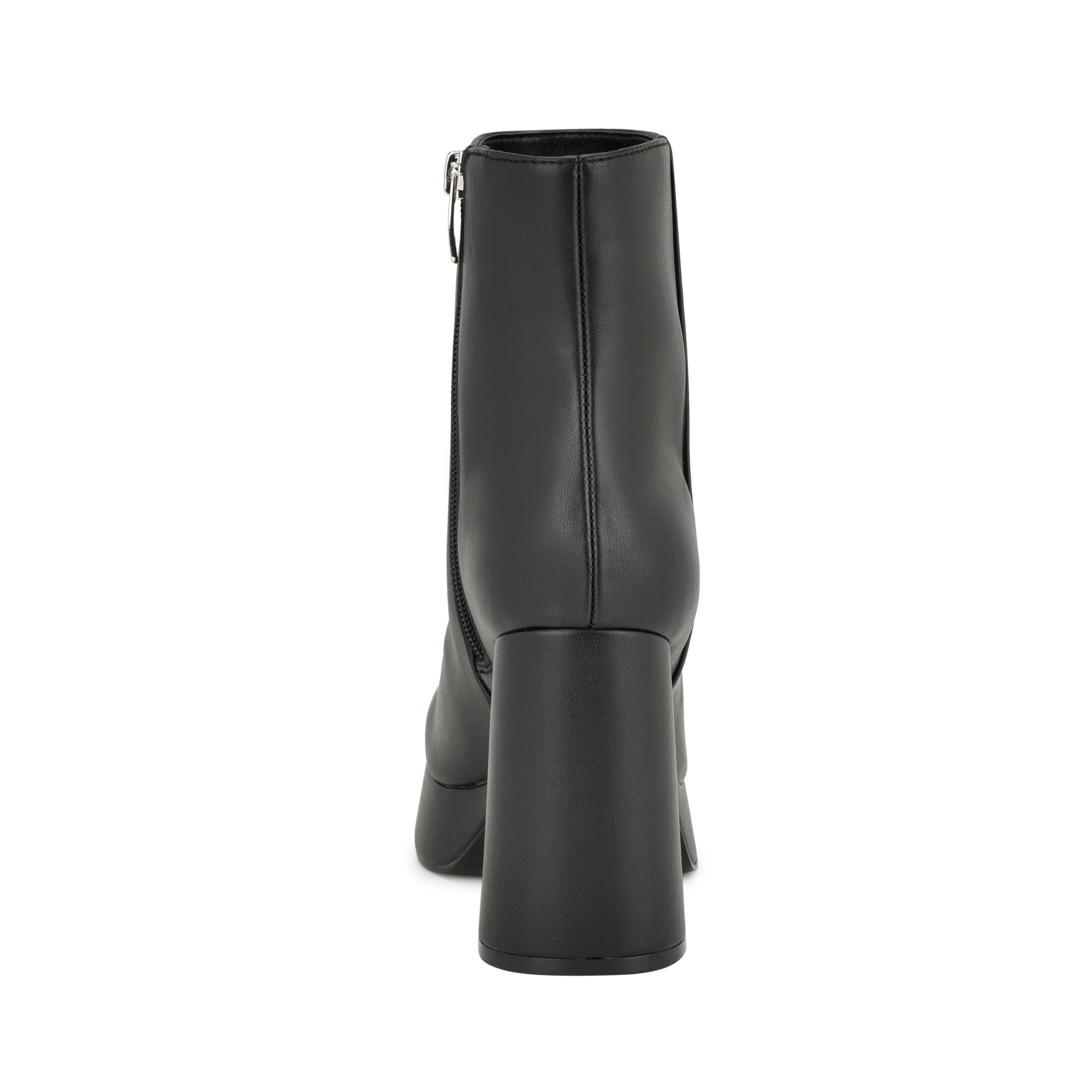 Velo Flared Block Heel Platform Dress Booties