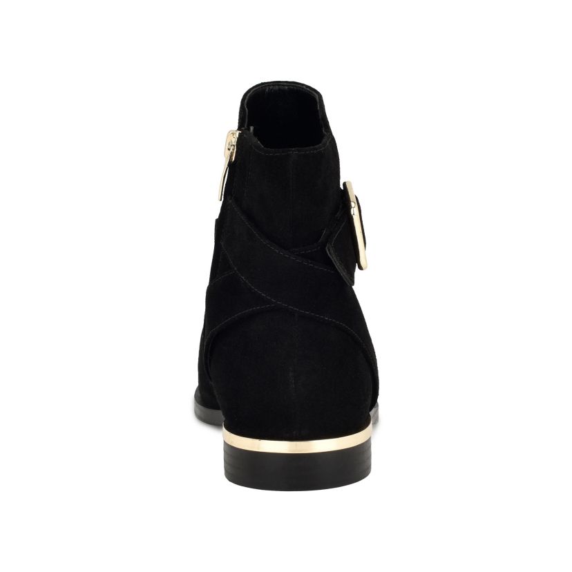 Alleva Almond Toe Casual Ankle Booties