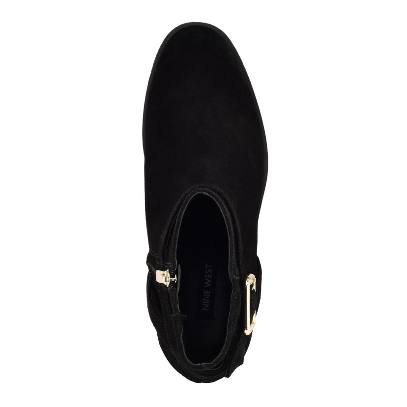Alleva Almond Toe Casual Ankle Booties