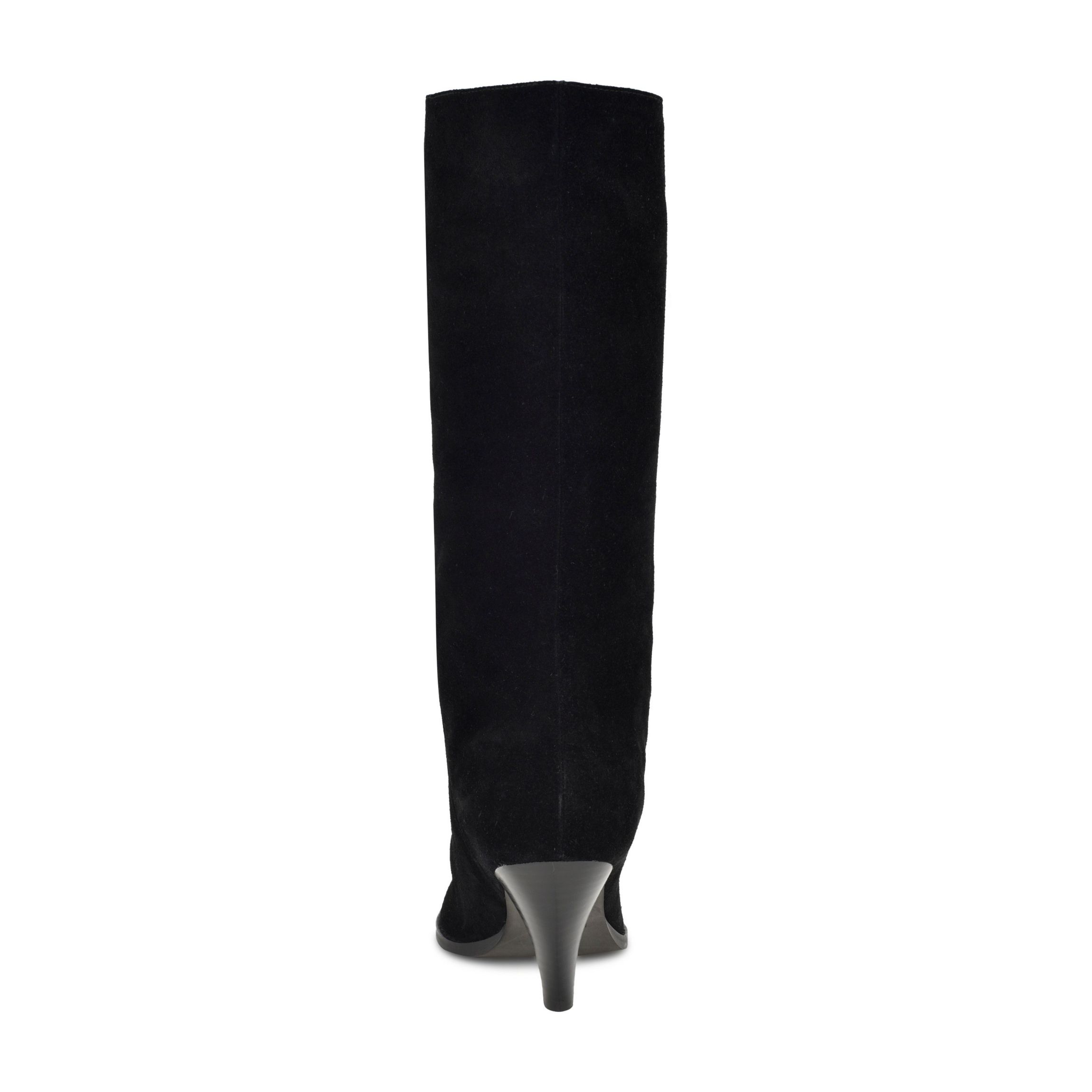 Ceynote Almond Toe Cone Heel Dress Boots