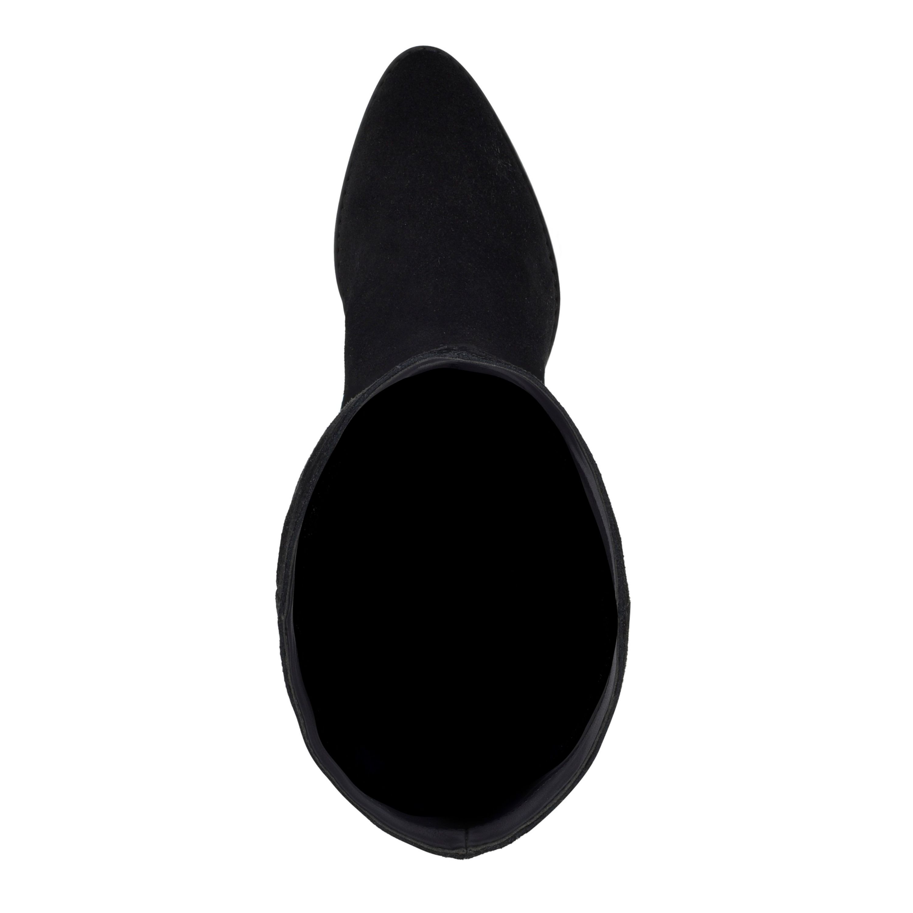 Ceynote Almond Toe Cone Heel Dress Boots