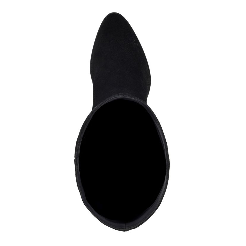 Ceynote Almond Toe Cone Heel Dress Boots