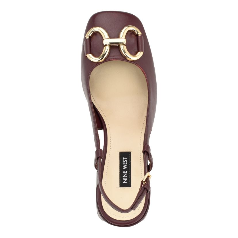 Cast Block Heel Square Toe Dress Pumps