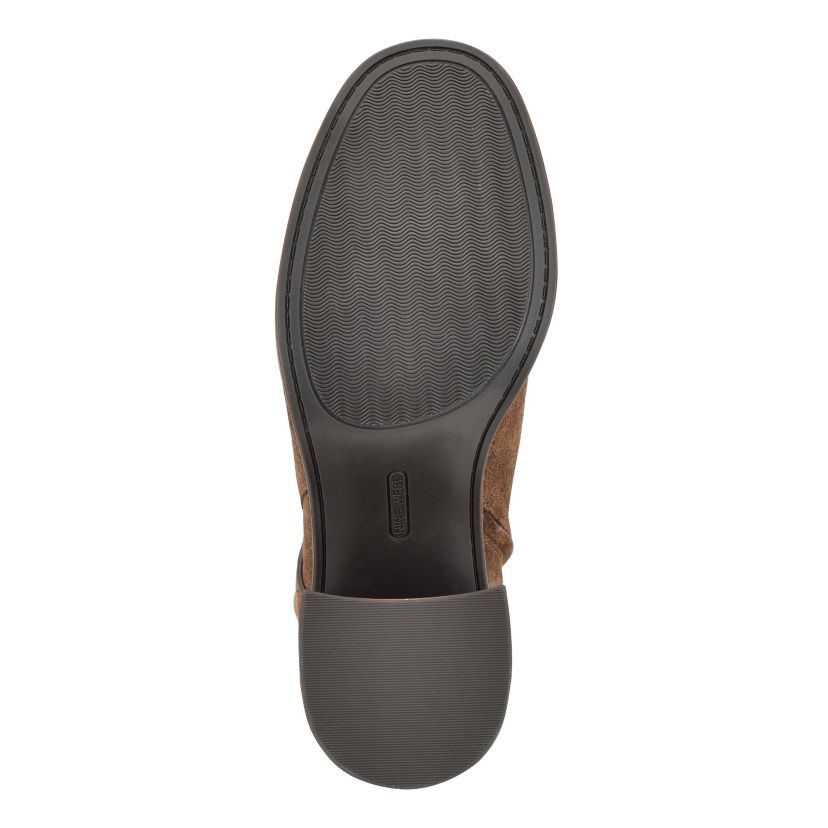 Needyou Round Toe Block Heel Dress Booties
