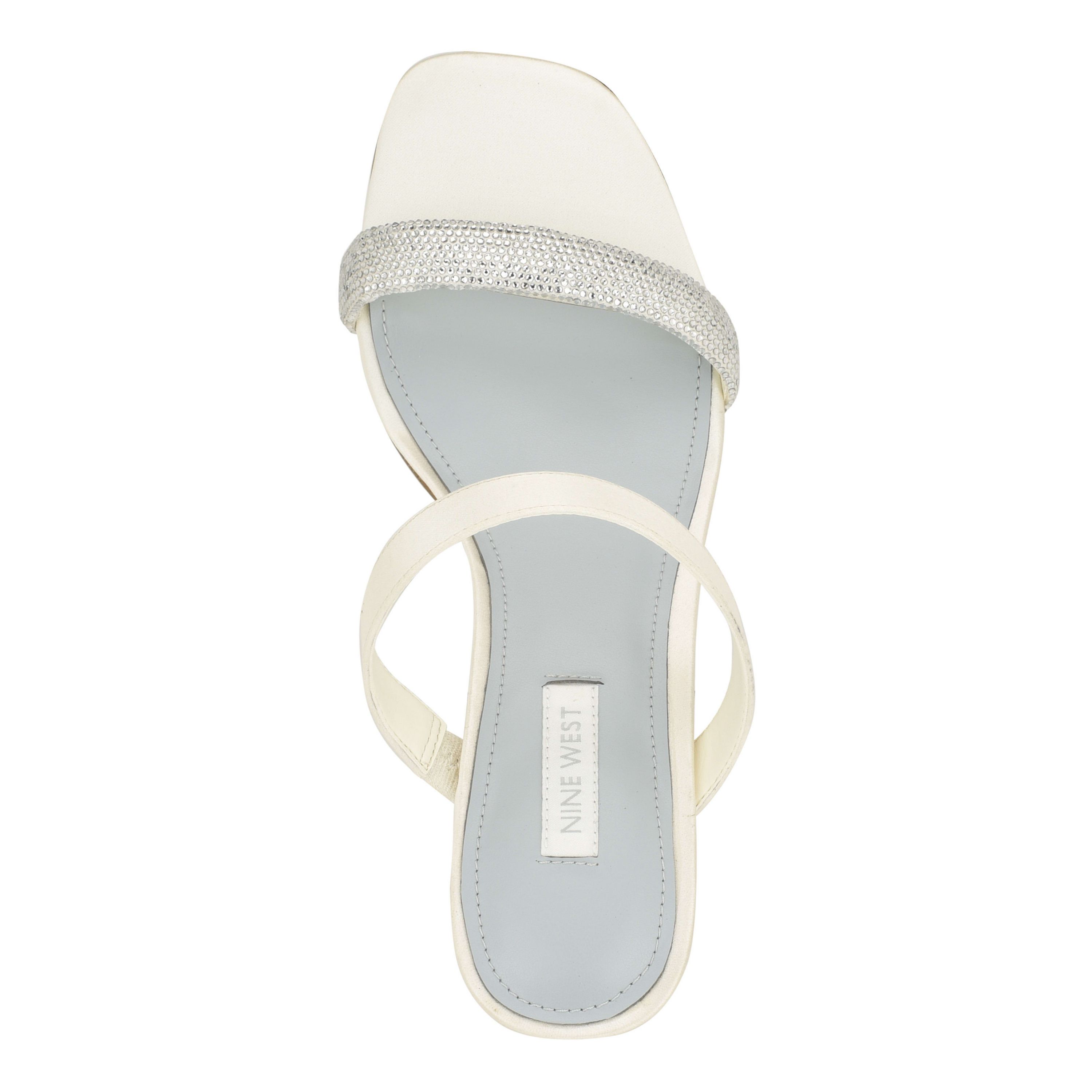 Shimme Bridal Tapered Heel Dress Sandals