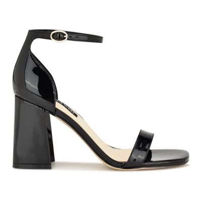 Ilea Block Heel Square Toe Dress Sandals