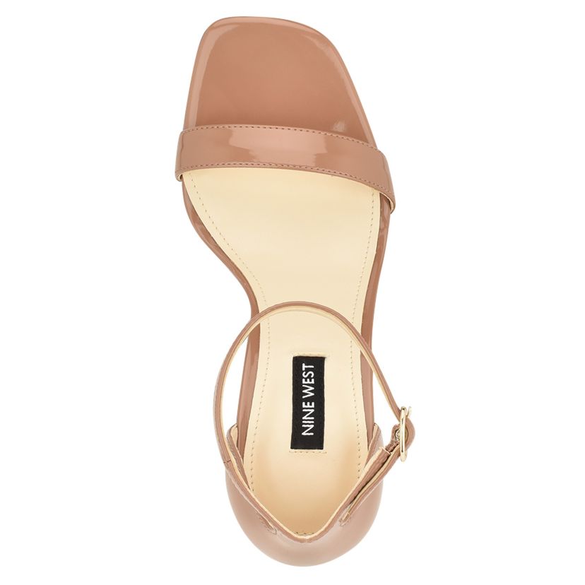 Ilea Block Heel Square Toe Dress Sandals