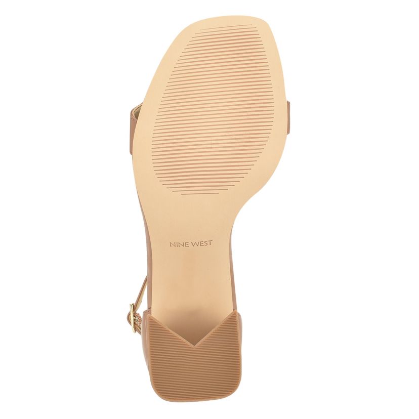 Ilea Block Heel Square Toe Dress Sandals