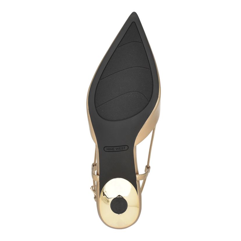 Rowen Kitten Heel Pointy Toe Slingback Dress Pumps