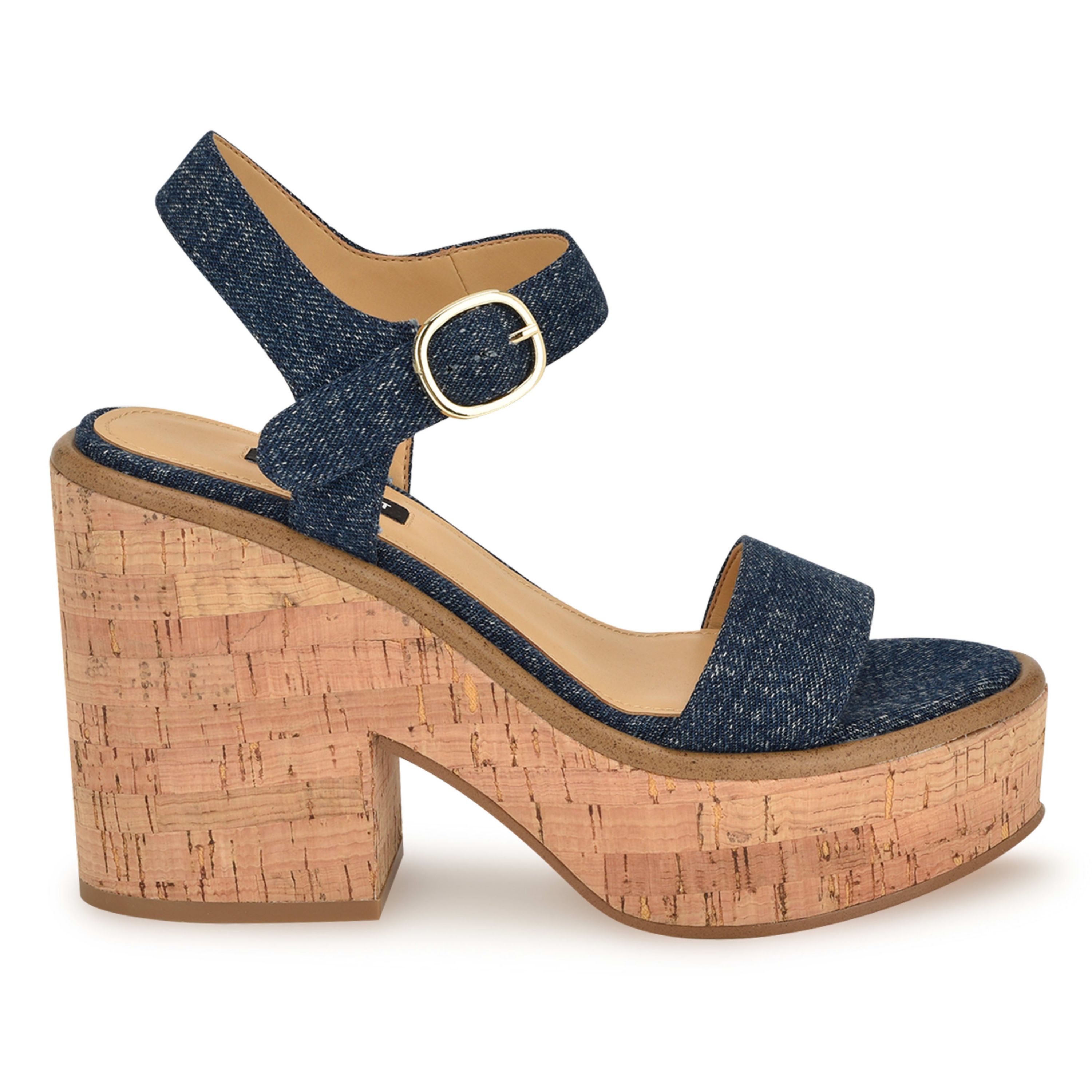 Amye Adjustable Ankle Strap Wedge Sandals