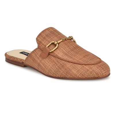 Nine West Women's Bhalya Round Toe Slip-on Flat Casual Mules -  290086911766863