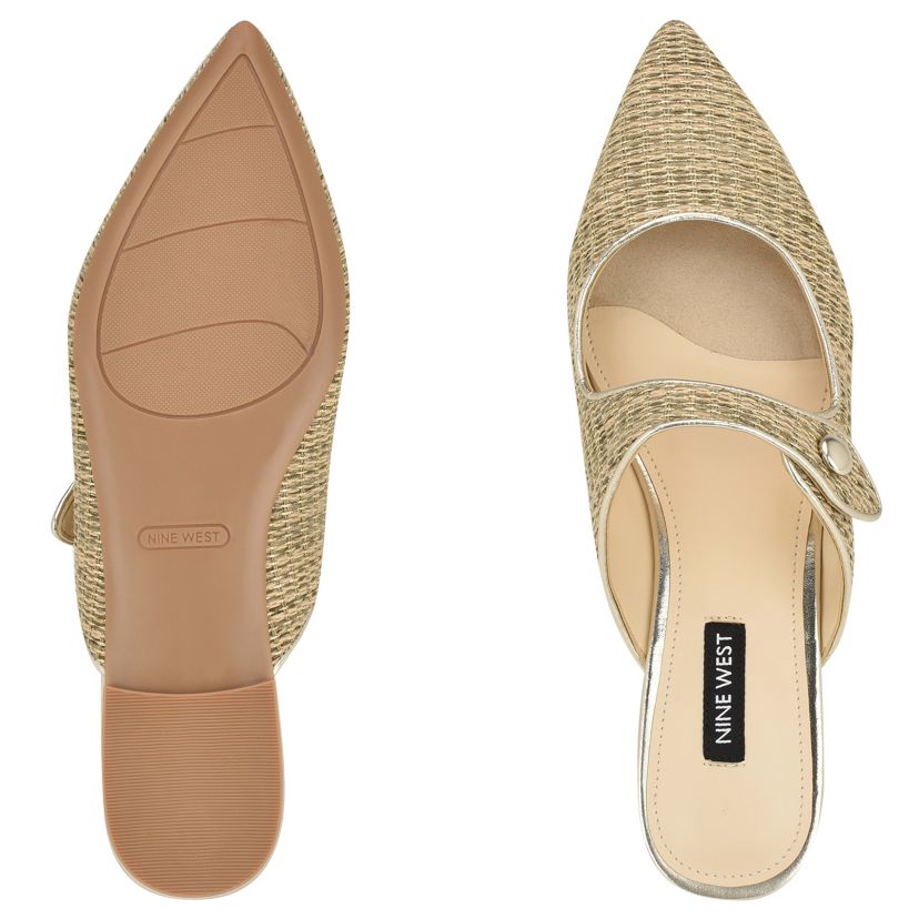 Barbra Pointy Toe Slip-on Flat Mules