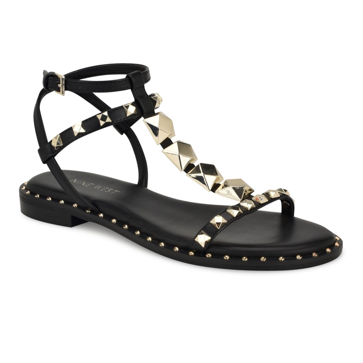 Marcila Embellished Round Toe Casual Sandals